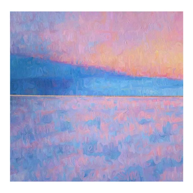 Christina Major Oil on Canvas by Christina Major Titled Cloud Series 1 2023 - A Pair For Sale