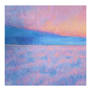 Christina Major Oil on Canvas by Christina Major Titled Cloud Series 1 2023 - A Pair