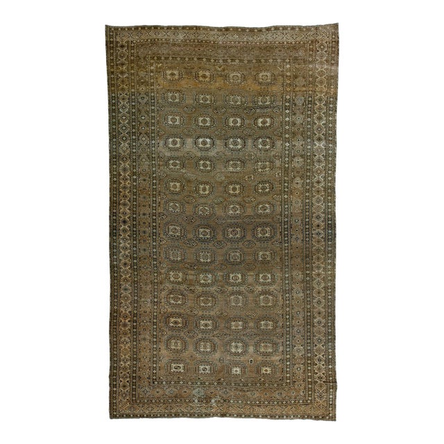 Zabihi Collection Tribal Oversize Antique Ersari Carpet - 13'10" x 23'5" For Sale