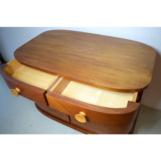 Art Deco Dresser on Wheels, 1930s For Sale - Image 4 of 8