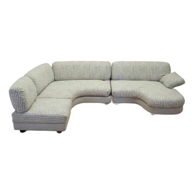 Vintage Italian Modular Sofa, 1970s, Set of 3 For Sale