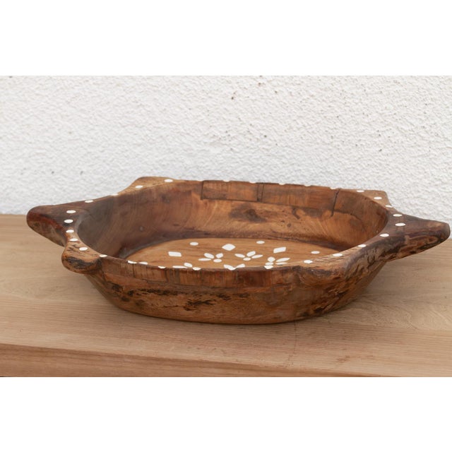 Vintage Global Eclectic Painted Bowl For Sale - Image 4 of 6