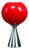 Space Age Table Lamp in Aluminum from Erco For Sale