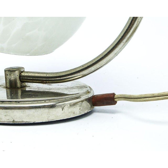 Art Deco Bedside Lamp from Polam, 1950s For Sale - Image 4 of 9