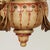Antique Italian Gilt Metal and Painted Wood Chandelier For Sale - Image 10 of 11