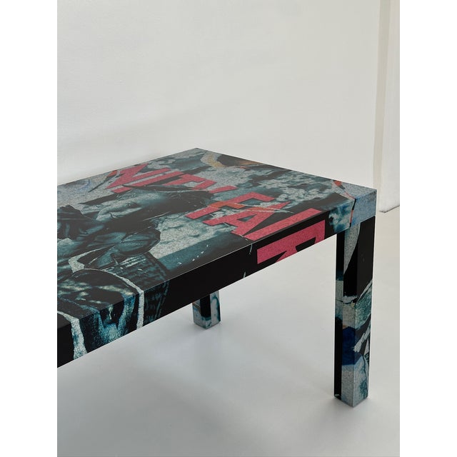 2000 - 2009 Table by Mimmo Rotella and Marco Ferreri, 2000s For Sale - Image 5 of 13