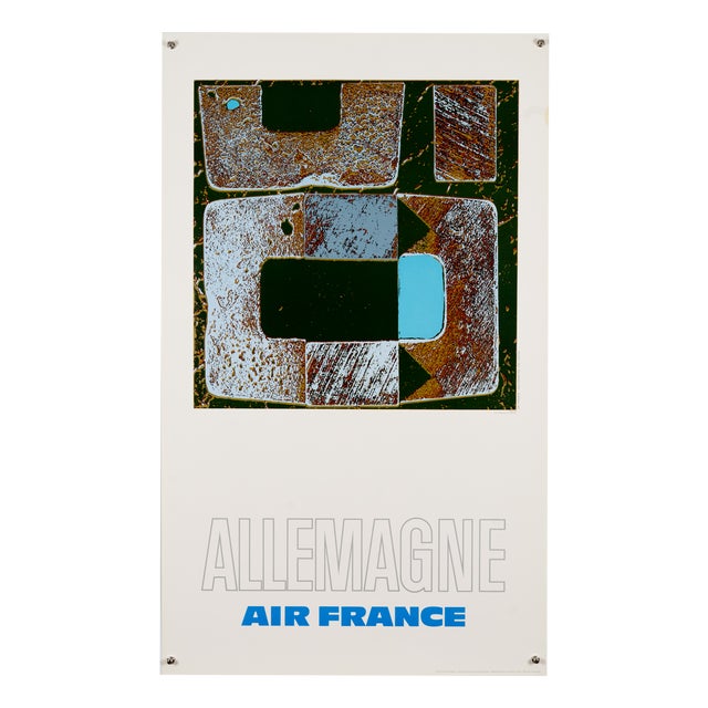 Air France Germany Travel Poster by Raymond Pagès, 1971 For Sale