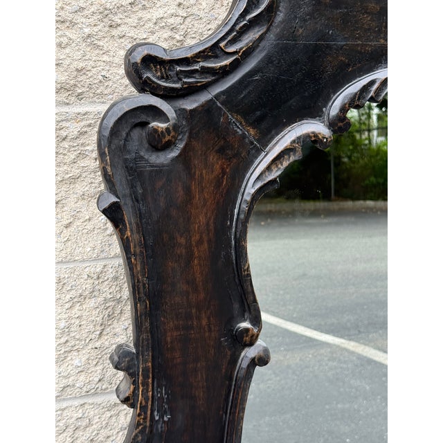 Rustic French Rococo Oversized Wall Mirror For Sale In New York - Image 6 of 10