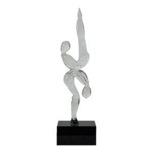 1980s Murano Glass Acrobats Gymnasts Sculpture