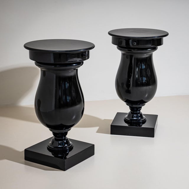 Mid-Century Modern Pair of Side Tables, attributed to Giovanni Patrini, Italy, Mid-20th Century For Sale - Image 3 of 12