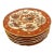 Antique c.f. Boseck Bohemian Japonisme Dessert Plates, Set of Six, Circa 1880–1910 For Sale