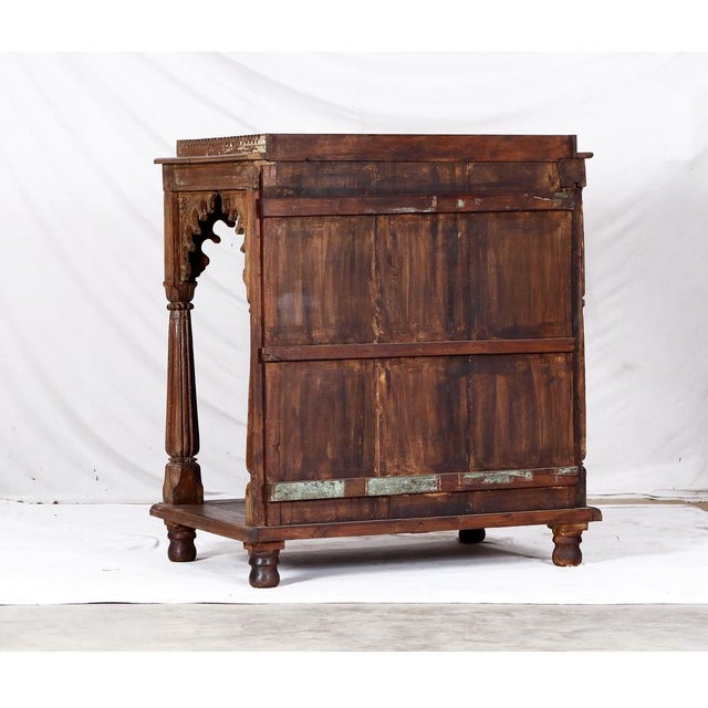 Indian Antique Indian Teakwood Mandir or Home Temple For Sale - Image 3 of 4