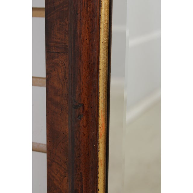 Henredon Chippendale Burl Elm Hanging Mirror For Sale - Image 10 of 15