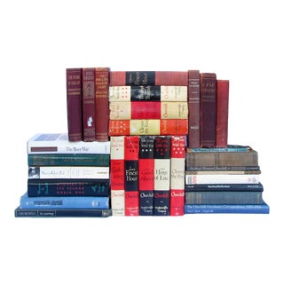 Winston Churchill Book Collection, 30 Volumes For Sale