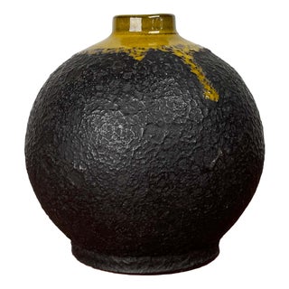 Mid-Century Modern German Studio Pottery Vase by Melitta Teubner, 1960s For Sale