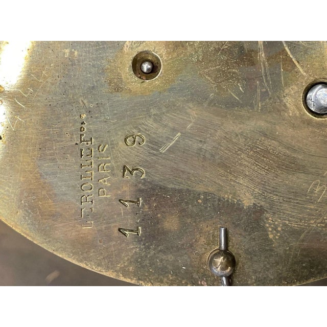 Bronze Sconce Wall or Cartel Clock. Lerolle Freres, Paris, Rare, Unusual For Sale - Image 9 of 13