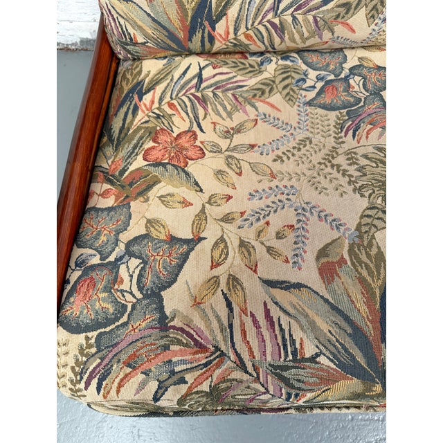 Mid 20th Century Mid 20th Century Three Seat Rattan Sofa by Palm Springs For Sale - Image 5 of 18