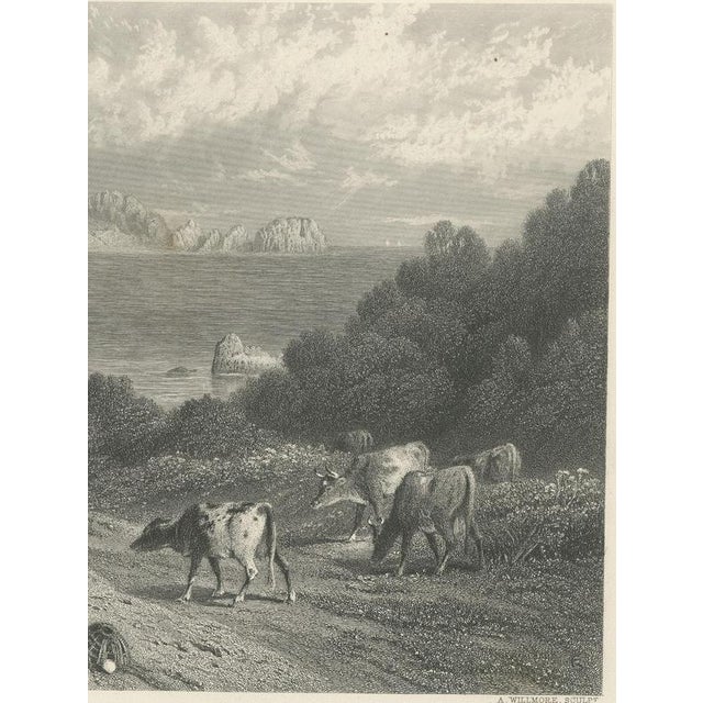 19th Century After Myles Birket Foster, Moulin Huet Bay, Guernsey, 1876, Engraving For Sale - Image 5 of 9