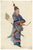 Canton School Artist, Archer Soldier, 18th Century, Gouache on Paper For Sale - Image 3 of 7