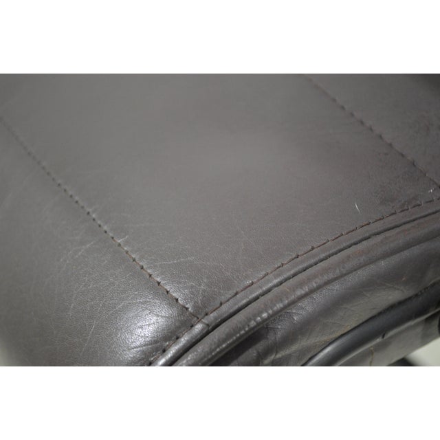 Knoll Richard Sapper Leather Executive Chair For Sale In New York - Image 6 of 7