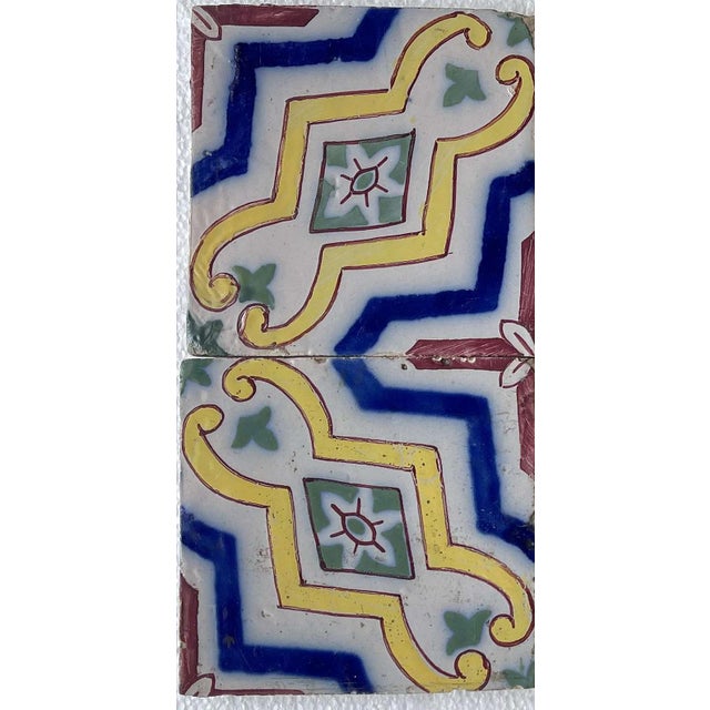 Earthenware Tiles, 1800s, Set of 34 For Sale - Image 3 of 8