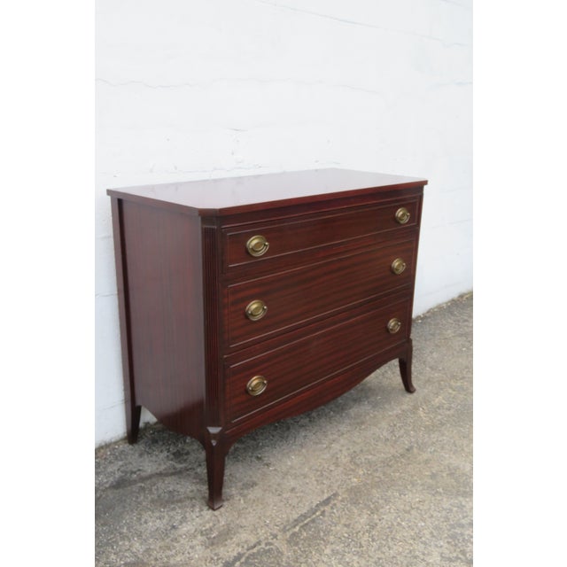 Wood 1940s Mahogany Low Dresser Bathroom Vanity 6258 For Sale - Image 7 of 16