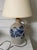 Blue Vintage Rowe Pottery Works Salt Glazed Stoneware Cobalt Blue Bird Jug Table Lamp 25" For Sale - Image 8 of 18