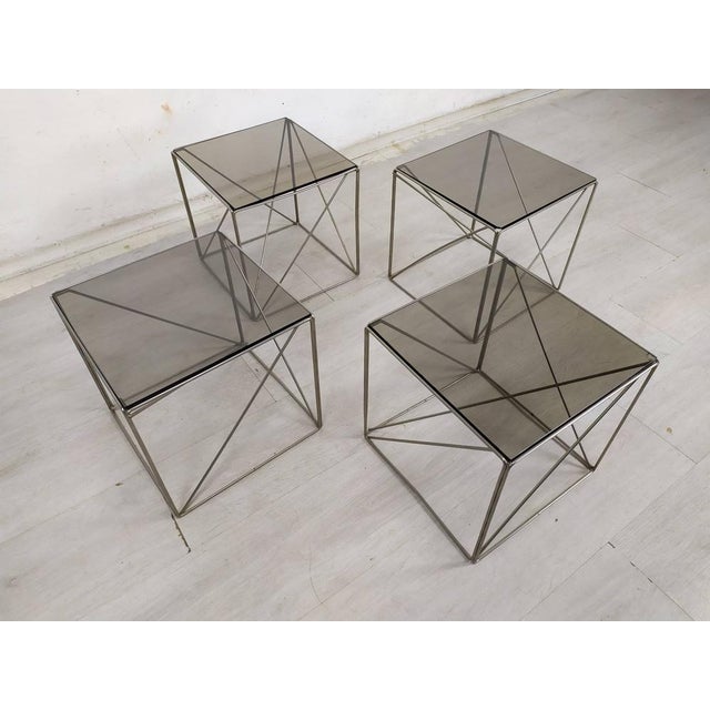 Coffee Tables by Max Sauze, 1970s, Set of 4 For Sale - Image 3 of 15