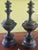 Mid 20th Century Large Brass Table Lamps With Deep Patina - a Pair For Sale - Image 4 of 10
