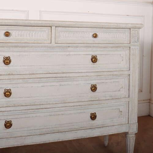 Wood French Double Chest of Drawers, 1920s For Sale - Image 7 of 15