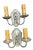 These wall sconces are perfect in so many styles of architecture and in so many settings in your home. The original patina...