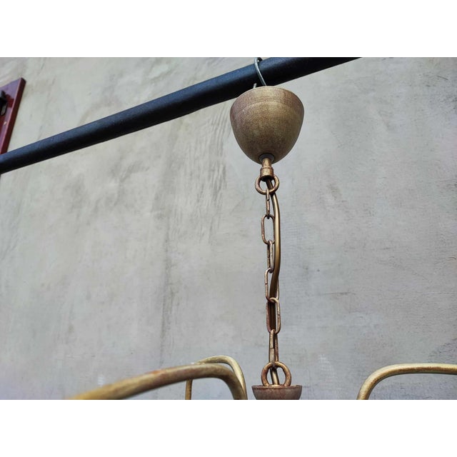 Vintage Chandelier & 2 Wall Lamps, 1980s, Set of 3 For Sale - Image 16 of 18