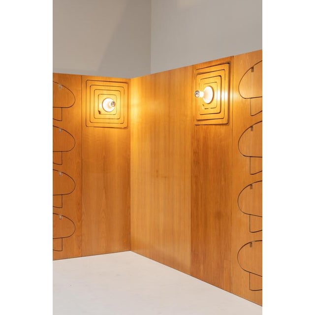 1960s Modular Wall Unit by Anonima Design for Bonetto, Italy, 1969, Set of 9 For Sale - Image 5 of 14