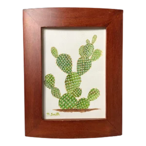 Original Watercolor Cactus Painting