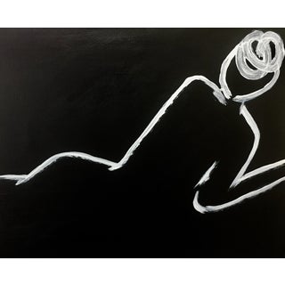 "Female Laying Down 3" Mien + Movement Series Painting by Lindsey Weicht For Sale