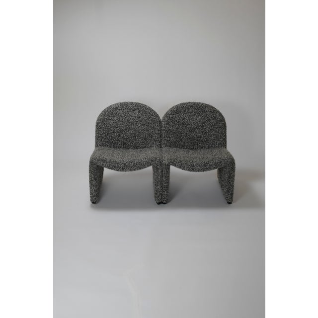 Really unique 'Alky' settee designed by Giancarlo Piretti and manufactured by Anonima Castelli, Italy. Settee is in...