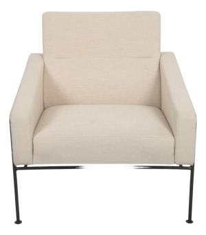 3301 Airport Chair in Beige Fabric by Arne Jacobsen, 1970s