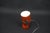 Metal Orange Metal and Chrome Lamp by Stanislav Indra, Former Czechoslovakia, 1970s For Sale - Image 7 of 9