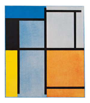 1947 Piet Mondrian, "Composition" Parisian Lithograph