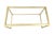 Metal Postmodern Nesting Tables in Brass, Glass and Steel, 1970s, Set of 3 For Sale - Image 7 of 12