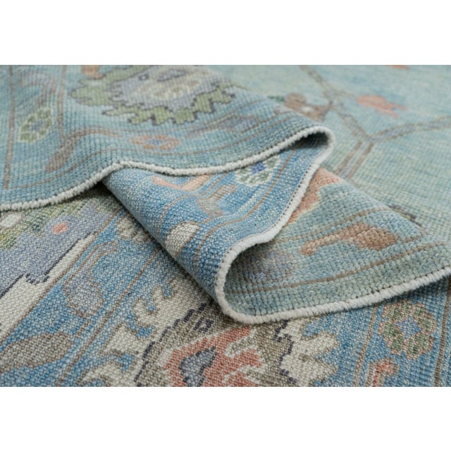 Turkish Oushak Rug 8'8" x 10'2" #20406 For Sale In Houston - Image 6 of 8