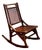 George Hunzinger Aesthetic Movement Walnut Rocking Chair, Pat. April 18, 1876 For Sale