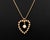 Pearl Heart Form Pendant on Rose Gold Necklace For Sale - Image 4 of 7