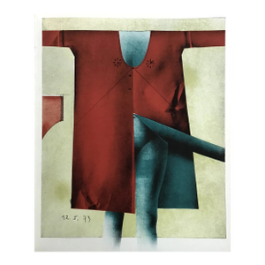 Paul Wunderlich Original Lithograph Kleiner Mantel 1973