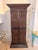Mid-Century Carved Wood Bar Cabinet With Smoky Glass Interior For Sale - Image 12 of 12