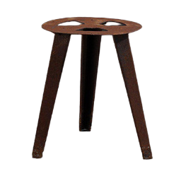 Industrial Stool in Wood