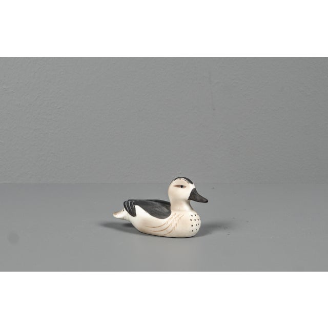 Blue Porcelain Duck Figures, Taiwan, Set of 3 For Sale - Image 8 of 12