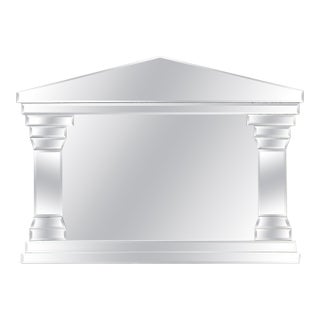 Mid 20th Century Hollywood Regency Style Full-Length Rectangular Beveled Mirror For Sale