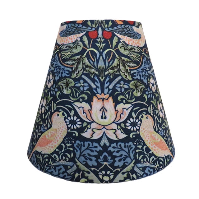 FREE SHIPPING ANYWHERE IN THE CONTINENTAL US! This is a set of 6 clip-on fabric lamp shades for a chandelier or sconces....