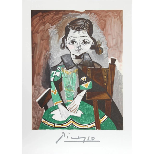 Petite Fille a la Robe Verte (Paloma Picasso), Pablo Picasso Year: of Original: 1956 | Year Printed: 1979-1982 Medium:...